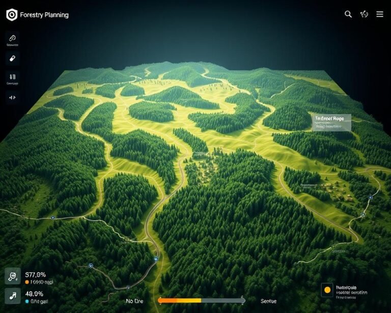 Forest road planning software