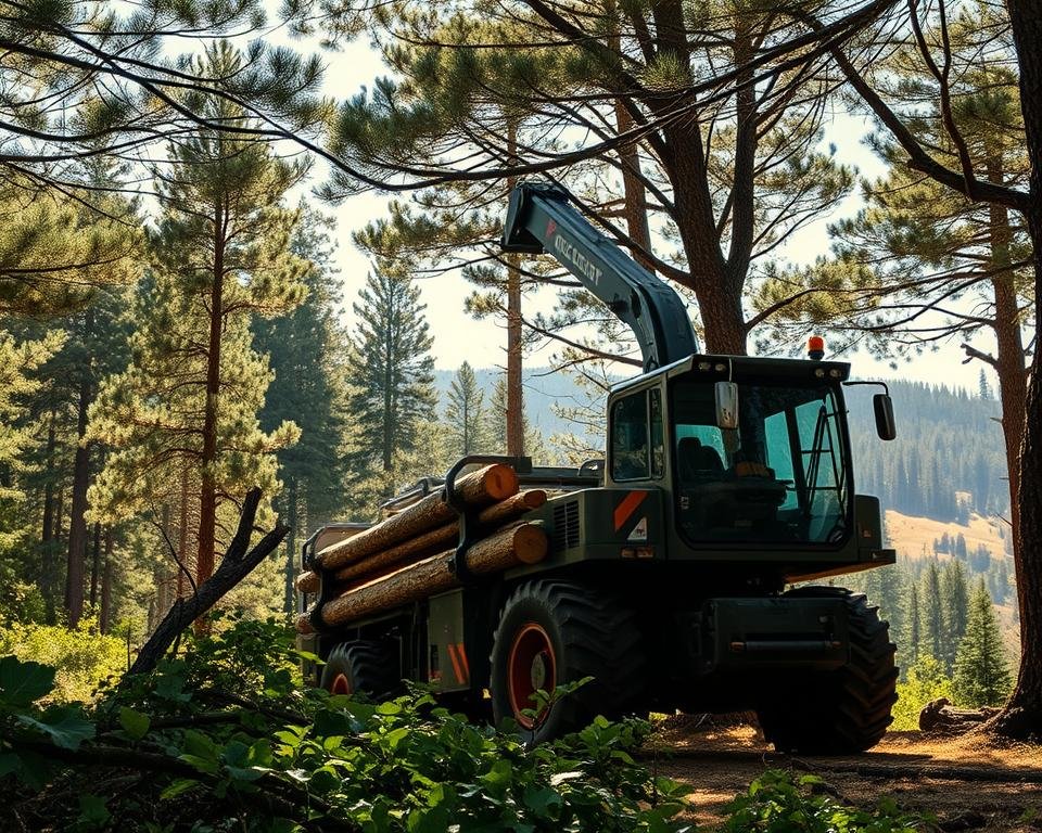 Harvester technology in Silviculture