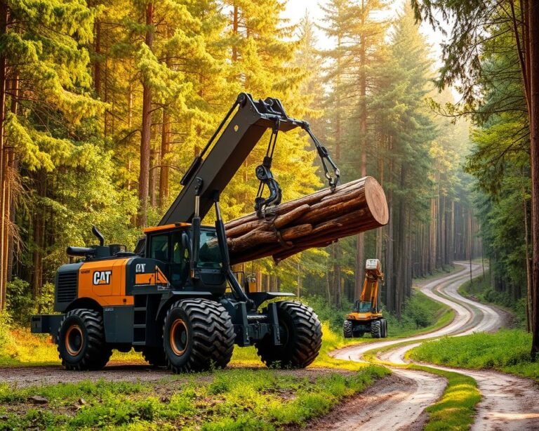 Hydraulic log loaders