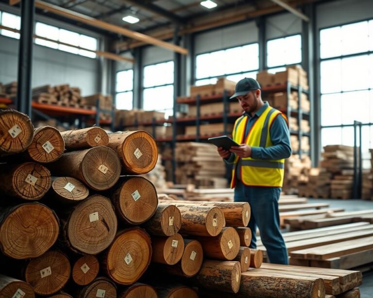 Radio frequency identification (RFID) timber tracking